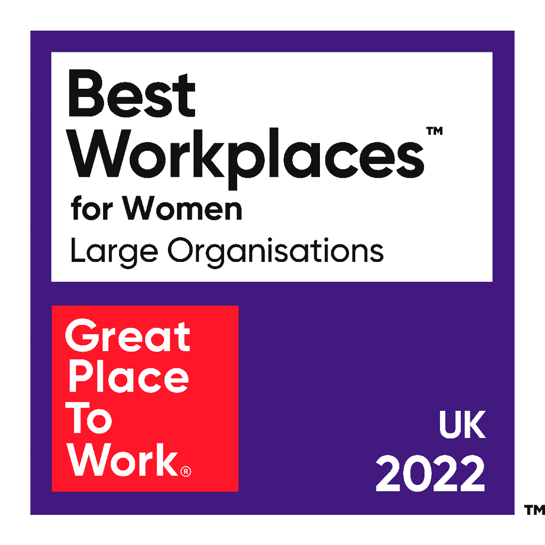 Great Places to Work Best Workplaces for Women Large Organisations 2022 logo