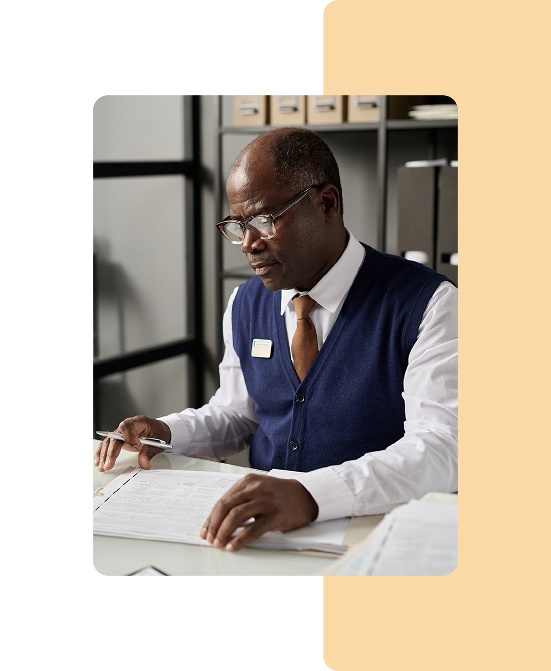 Image of a legal professional working on a laptop