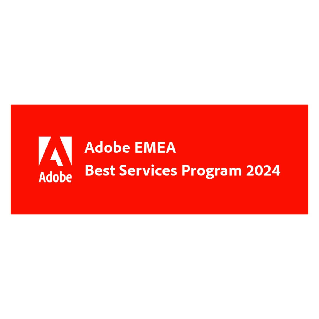 Adobe EMEA Best Services Program 2024 logo