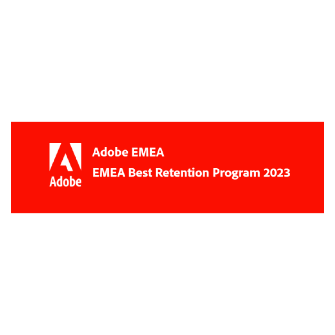 Adobe EMEA Best Retention Program logo